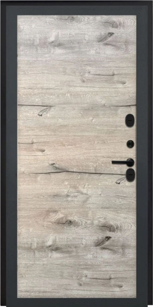 Входная дверь ДвериПРО Модель L-46 Без фрезеровки Дуб пацифик горизонт DPRO221148 внутренняя сторона
