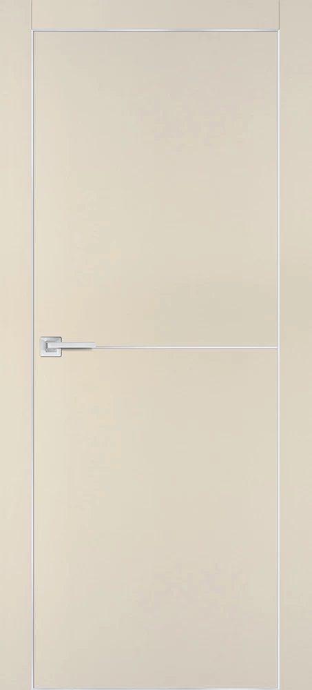 Фото Межкомнатная дверь PX-19 AL кромка с 4-х ст. Бежевый матовый