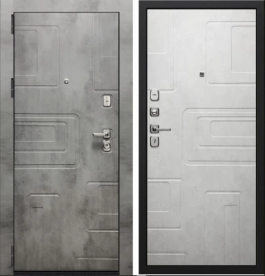 Дверь Верда SD-Prof  Фортуна Темный бетон/ Светлый бетон