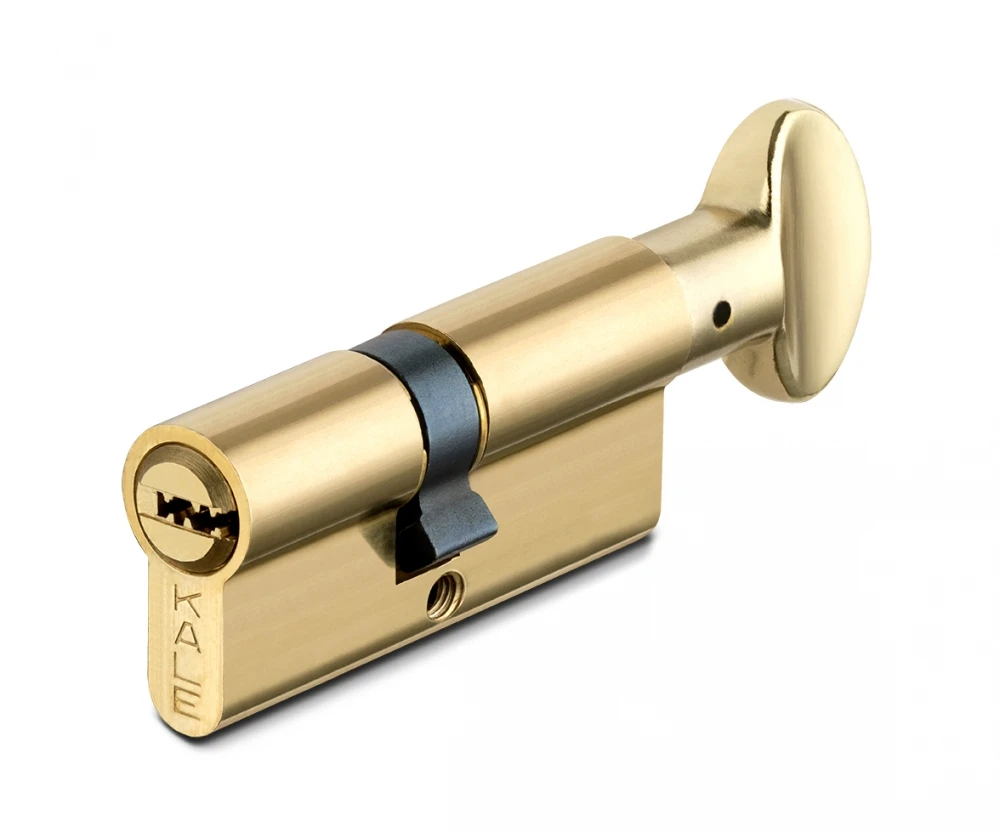 Фото Цилиндровый механизм с вертушкой 164 BM/62 (26+10+26) mm латунь 5 кл.