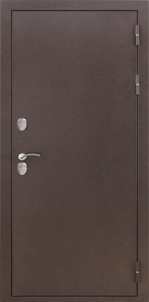 Входная дверь ДвериПРО Термо медный антик ФЛ-256 (10мм, Бетон пепельный) DPRO225848 внешняя сторона