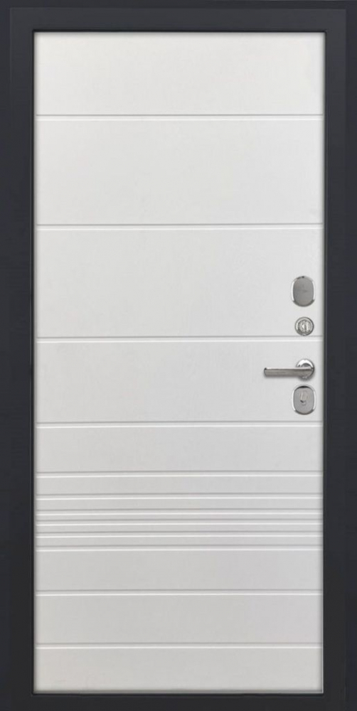 Входная дверь ДвериПРО L-3b ФЛ-700 (10мм, ясень белый) DPRO198009 внутренняя сторона