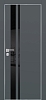 Межкомнатная дверь PX-16  AL кромка с 4-х ст. Графит матовый