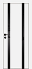 Межкомнатная дверь PX-9  AL кромка с 4-х ст. Белый матовый